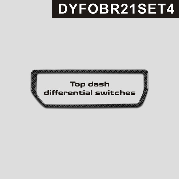 DynaCarbon™️ Carbon Fiber Differential Switches for Ford Bronco 2021-2023