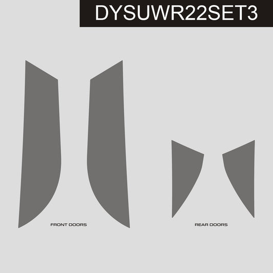 DynaCarbon™️ Carbon Door Kick Panels for Subaru WRX 2022-2024