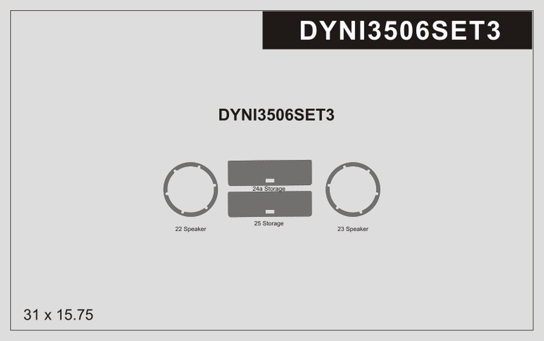 DynaCarbon™ Side Rear Storage Trims for Nissan 350z 2006-2009