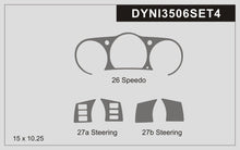 DynaCarbon™ Button Trims for Nissan 350z 2006-2009