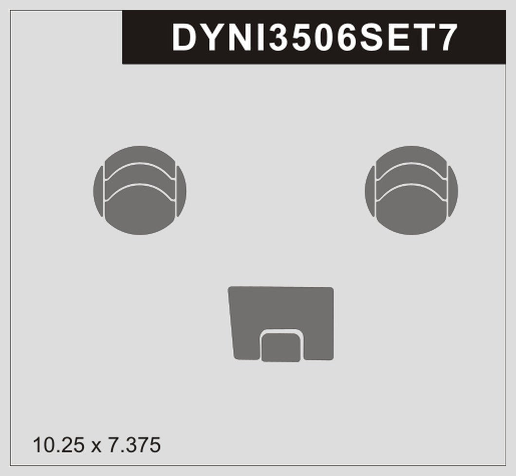 DynaCarbon™ Side Air Vent and Storage Box Handle Cover for Nissan 350z 2006-2009