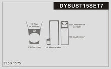 DynaCarbon™ Carbon Fiber Full Center Console Trim Manual Shifter For Subaru WRX STI 2015-2021