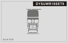DynaCarbon™ 5PCS Carbon Fiber Multimedia Panel Trim For Subaru WRX and STI Sport, Base 2018-2021