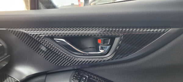 DynaCarbon™️ Carbon Door Pull Panels for Subaru WRX 2022-2023