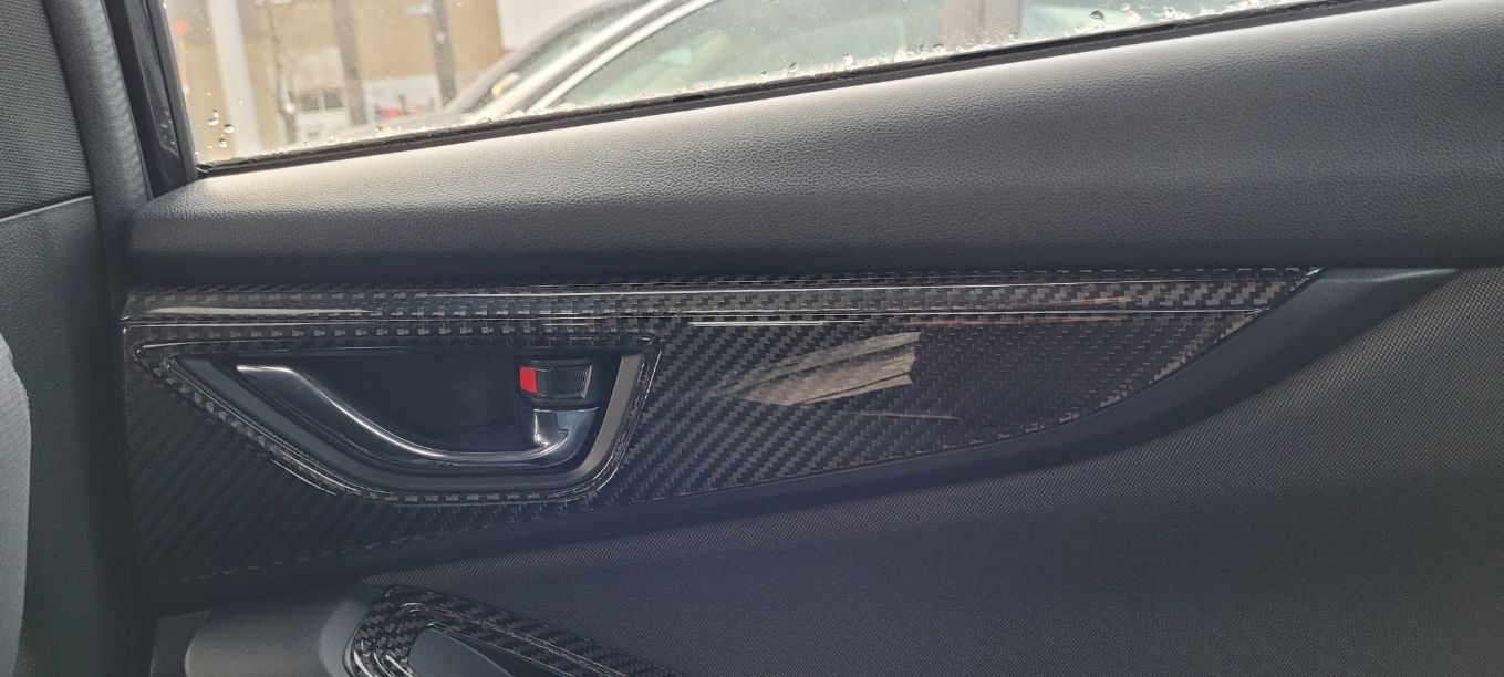 DynaCarbon™️ Carbon Door Pull Panels for Subaru WRX 2022-2024