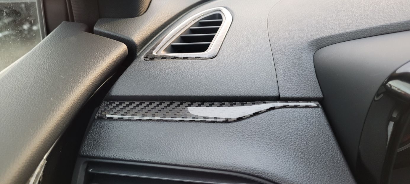 DynaCarbon™️ Carbon Upper Dash Trim Accents for Subaru WRX 2022-2024
