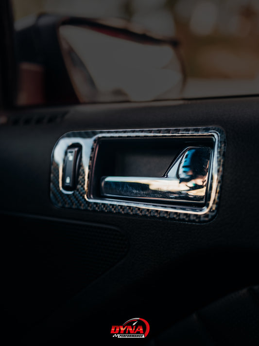 DynaCarbon™ 2 PCS Door Handle Trim For Ford Mustang 2010-2014
