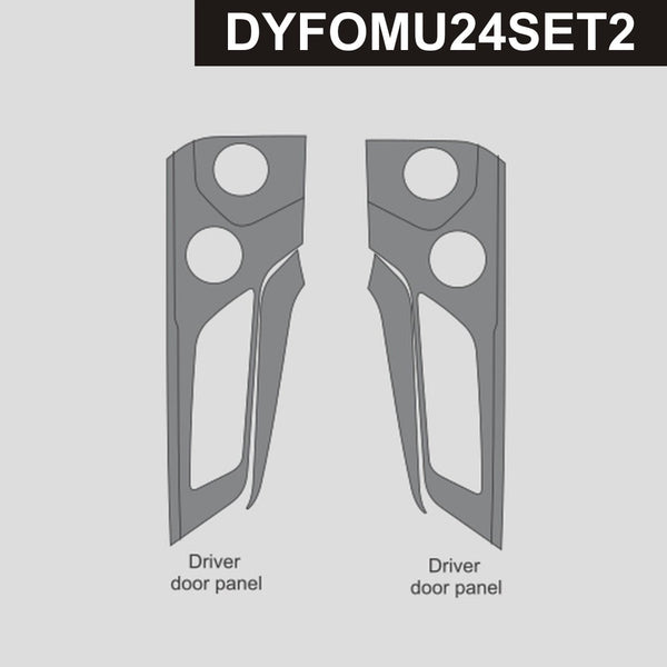 DynaCarbon™ Carbon Door Handle Panel trim kit for Ford Mustang 2024