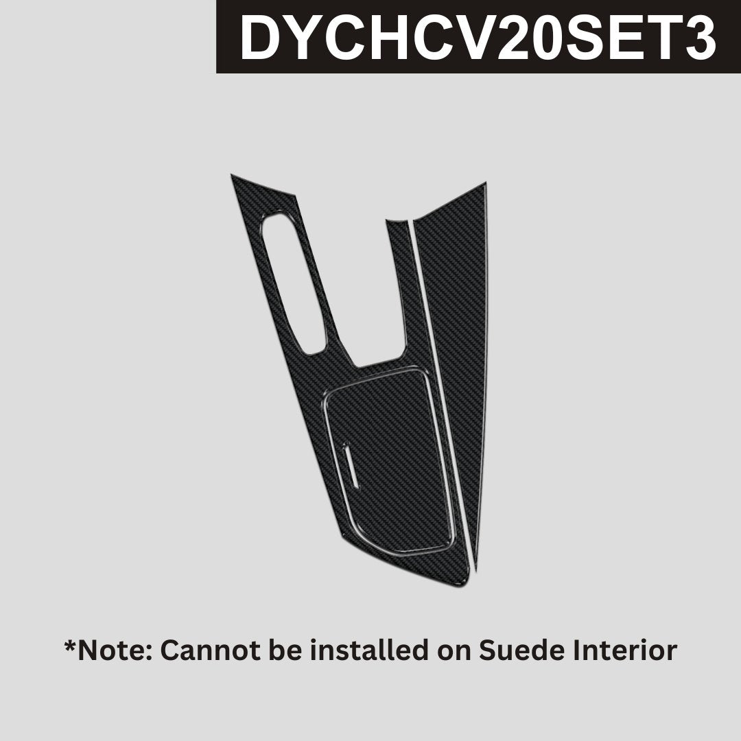 DynaCarbon™️ Carbon Center Console for Chevrolet Corvette 2020-2025