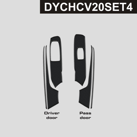 DynaCarbon™️ Carbon Window Control Panels for Chevrolet Corvette 2020-2025