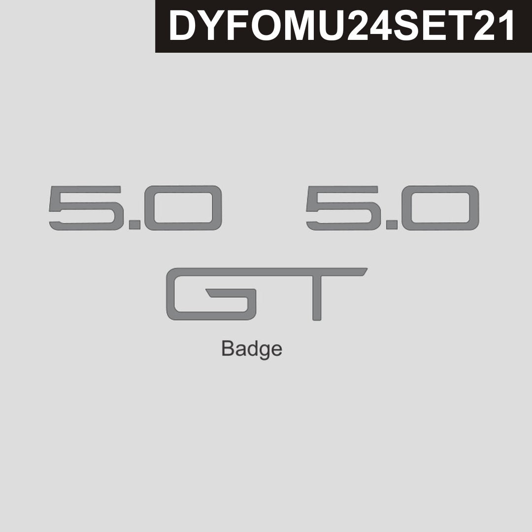 DynaCarbon™ Carbon Exterior Logo Performance Package kit for Ford Mustang 2024-2026