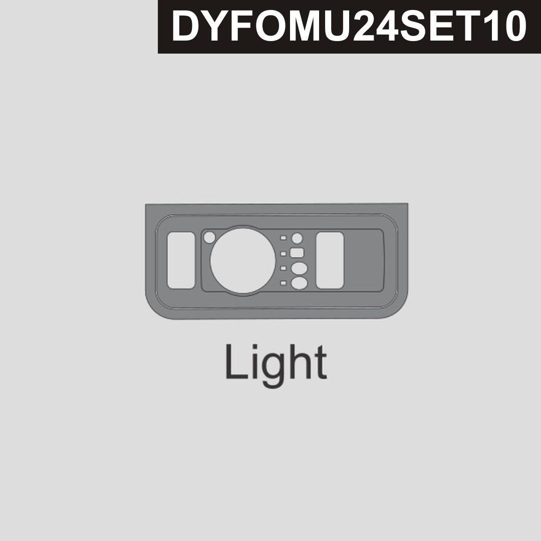 DynaCarbon™ Carbon Headlight Switch frame for Ford Mustang 2024-2026
