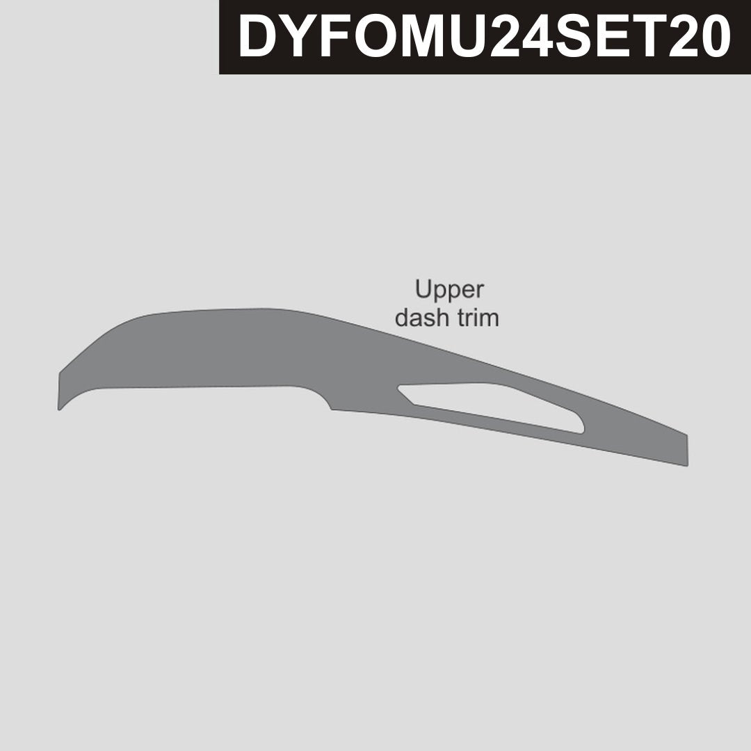 DynaCarbon™ Carbon Behind Screen trim for Ford Mustang 2024-2026
