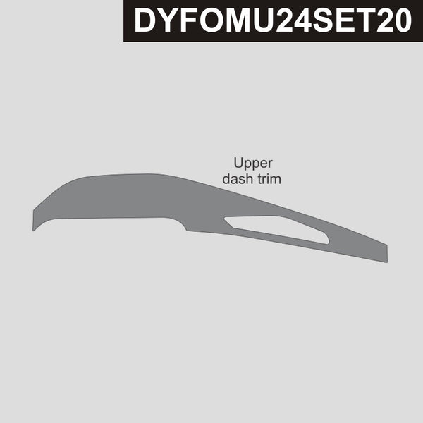 DynaCarbon™ Carbon Behind Screen trim for Ford Mustang 2024