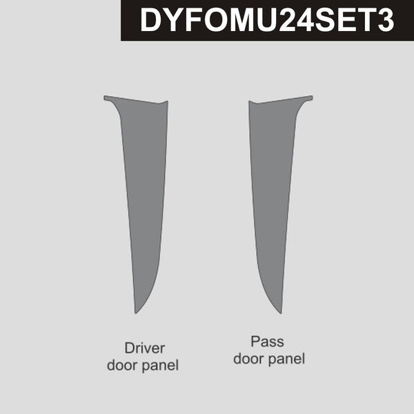 DynaCarbon™ Carbon Door Panel trim kit for Ford Mustang 2024