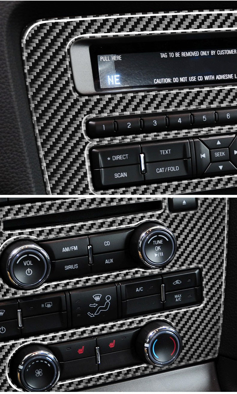 DynaCarbon™ Multimedia Dash Trim For Ford Mustang 2010-2014
