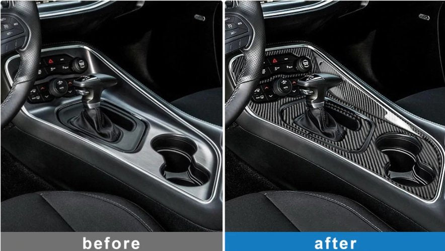 DynaCarbon™️ Hard Carbon Fiber Gear Shift Knob Cover for Dodge Challen –  Dyna Performance