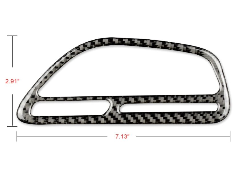 DynaCarbon™️ Carbon Fiber Passenger Air Vent for Dodge Challenger 2015-2023