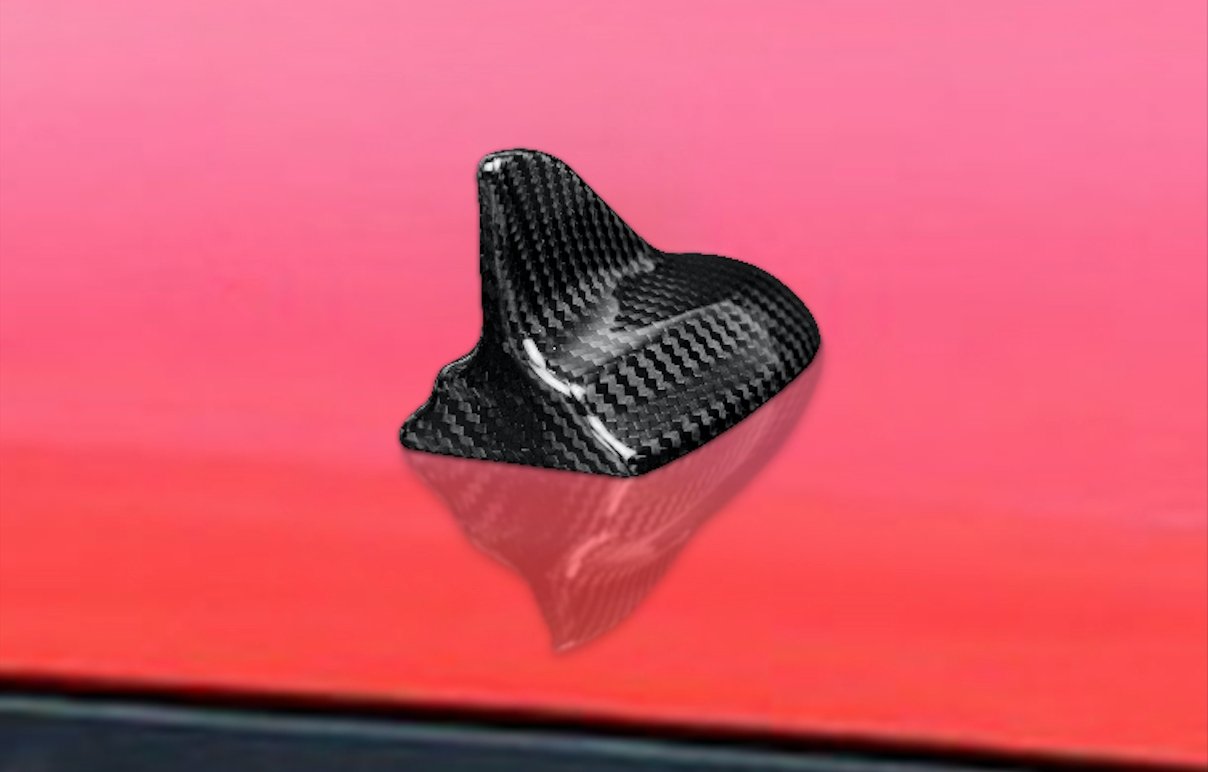 DynaCarbon™️ Carbon Fiber Shark Fin Antenna Cover for Dodge Challenger SRT 2015-2023