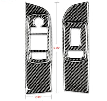 DynaCarbon™️ Carbon Fiber Window Control Trim Overlay for Dodge Challenger 2015-2022