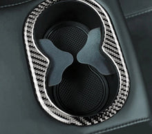 DynaCarbon™️ Rear Center Arm Rest Cup Holder Trim Overlay for Dodge Challenger 2015-2022