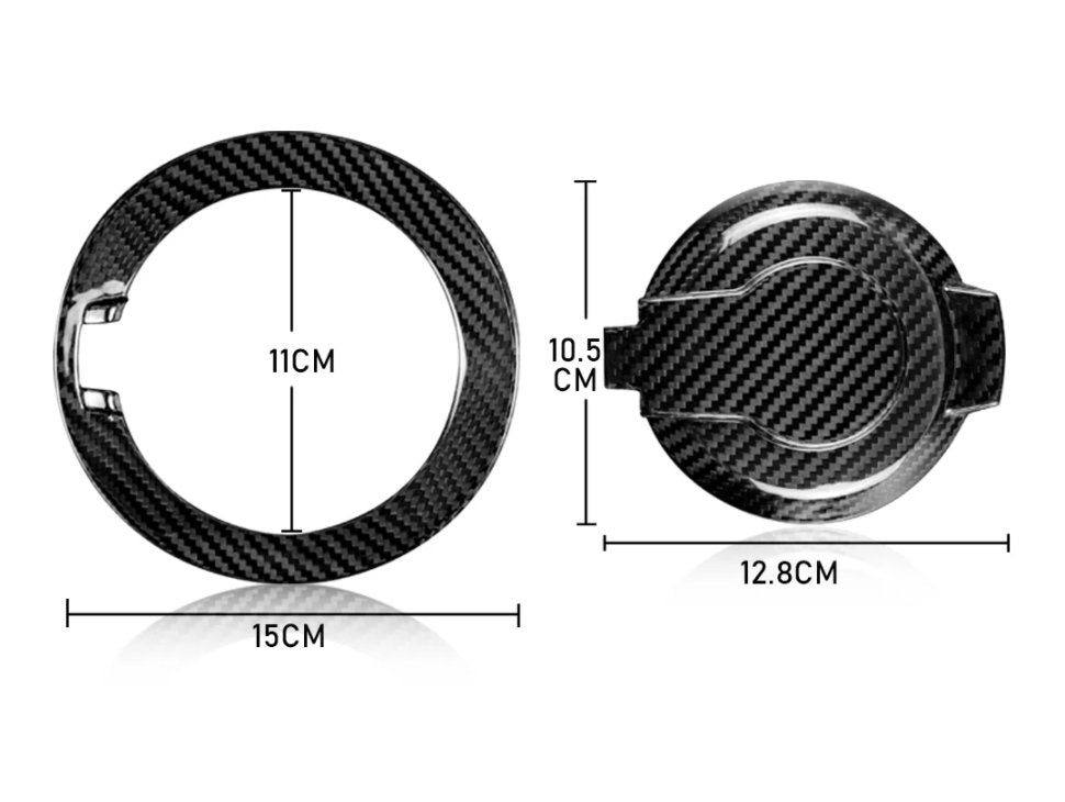 DynaCarbon™️ Hard Carbon Fiber Fuel Gas Cap Cover for Dodge Challenger SRT 2008-2020