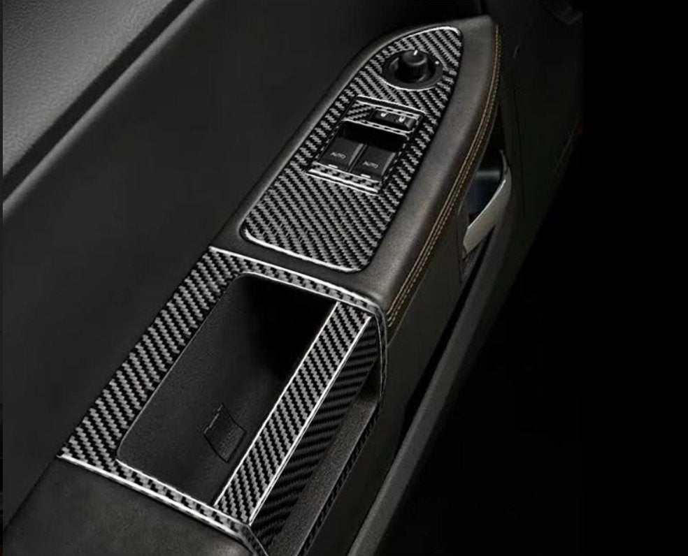 DynaCarbon™️ Carbon Fiber 14 PCS Full Door Kit for Dodge Challenger 2008-2014