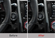 DynaCarbon™ Carbon Fiber Start Stop Button Ring Cover For Subaru WRX 2015-2021