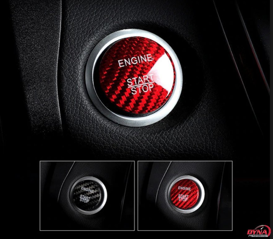 DynaCarbon™️ Carbon Fiber Engine Start Button Cover for Mercedes Benz
