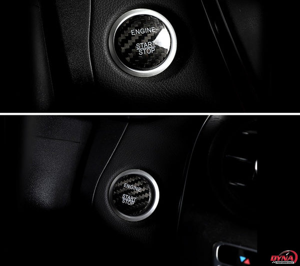 DynaCarbon™️ Carbon Fiber Engine Start Button Cover for Mercedes Benz