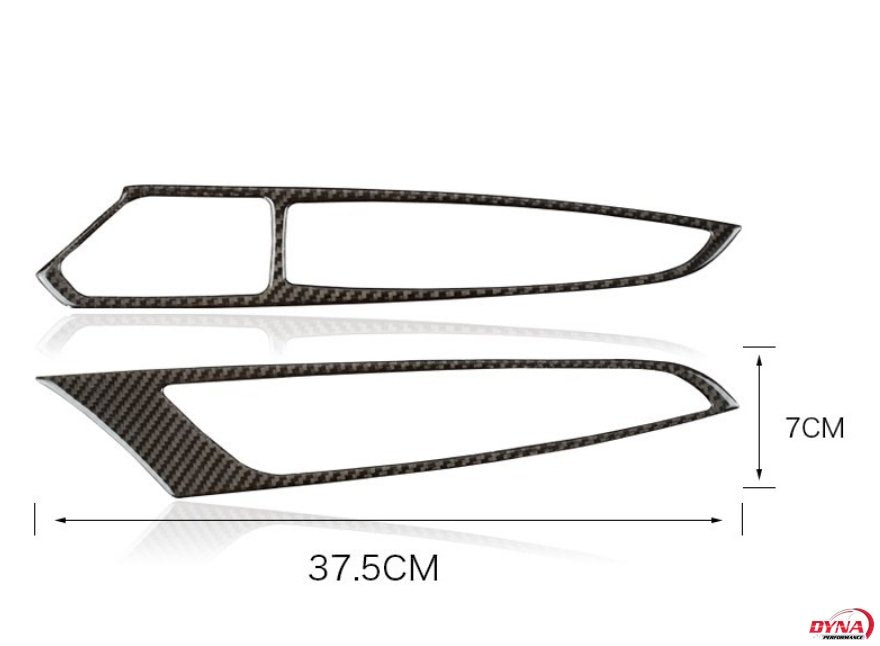 DynaCarbon™ Carbon Fiber Window Surround Trim Overlay for BMW F15 F16 X5 X6 2014-2017