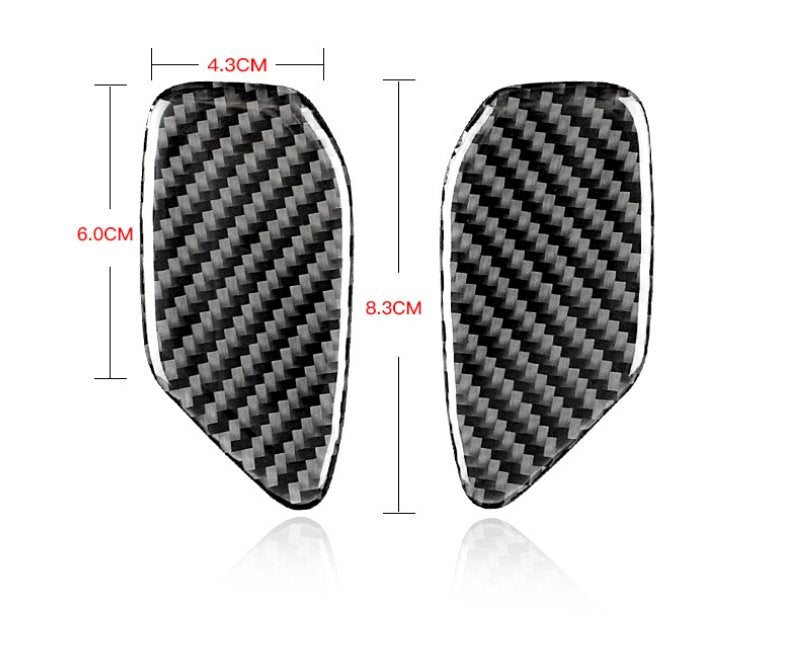 DynaCarbon™️ Carbon Fiber Inner Door Handle Trim Overlay for Chevrolet Camaro 2016-2023