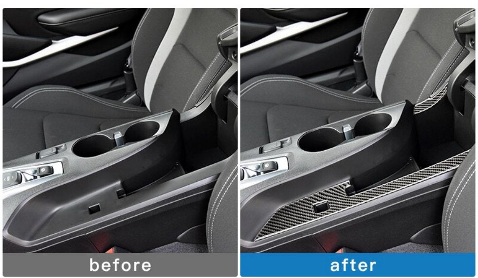 DynaCarbon™️ Carbon Fiber Armrest Panel Overlay for Chevrolet Camaro 2016-2023