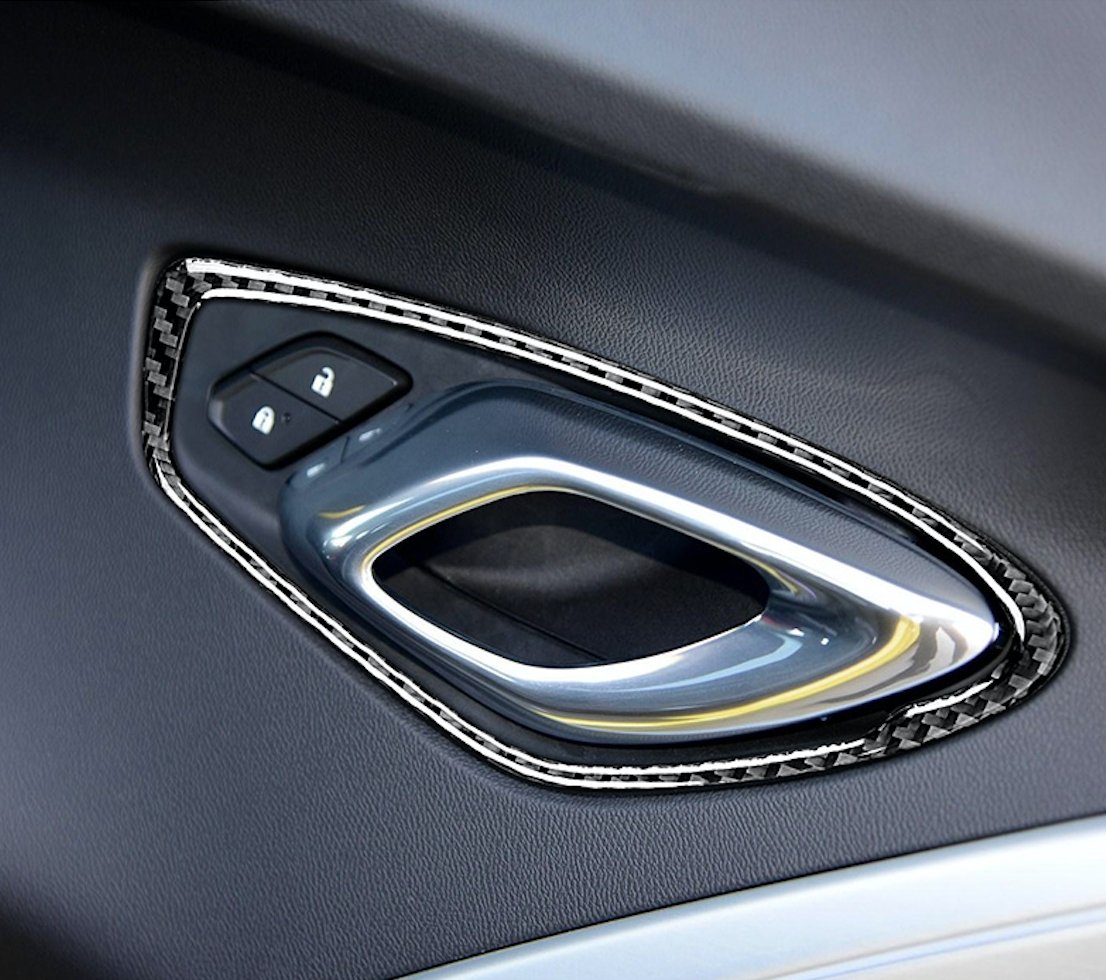 DynaCarbon™️ Carbon Fiber Door Surround Trim Overlay for Chevrolet Camaro 2016-2023