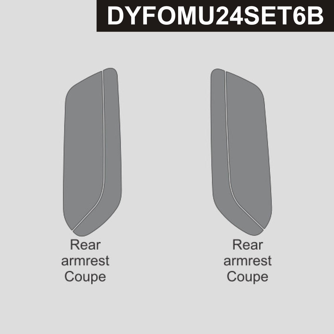 DynaCarbon™ Carbon Rear Seats Panels for Ford Mustang Coupe 2024-2026