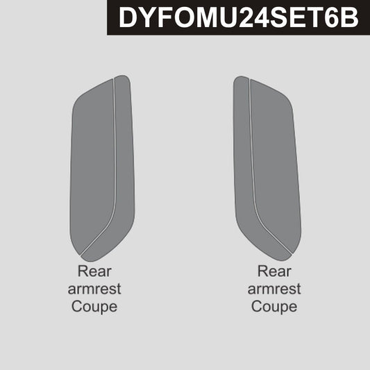 DynaCarbon™ Carbon Rear Seats Panels for Ford Mustang Coupe 2024-2026