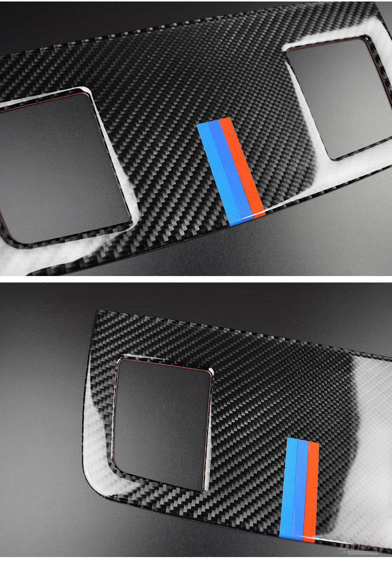 DynaCarbon™️ Dashboard Air Conditioning Outlet Vent Trim Overlay for BMW E90 3 Series
