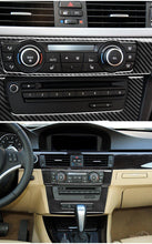 DynaCarbon™️ Carbon Fiber Control Panel Trim Overlay for BMW 3 Series E90 E92 E93