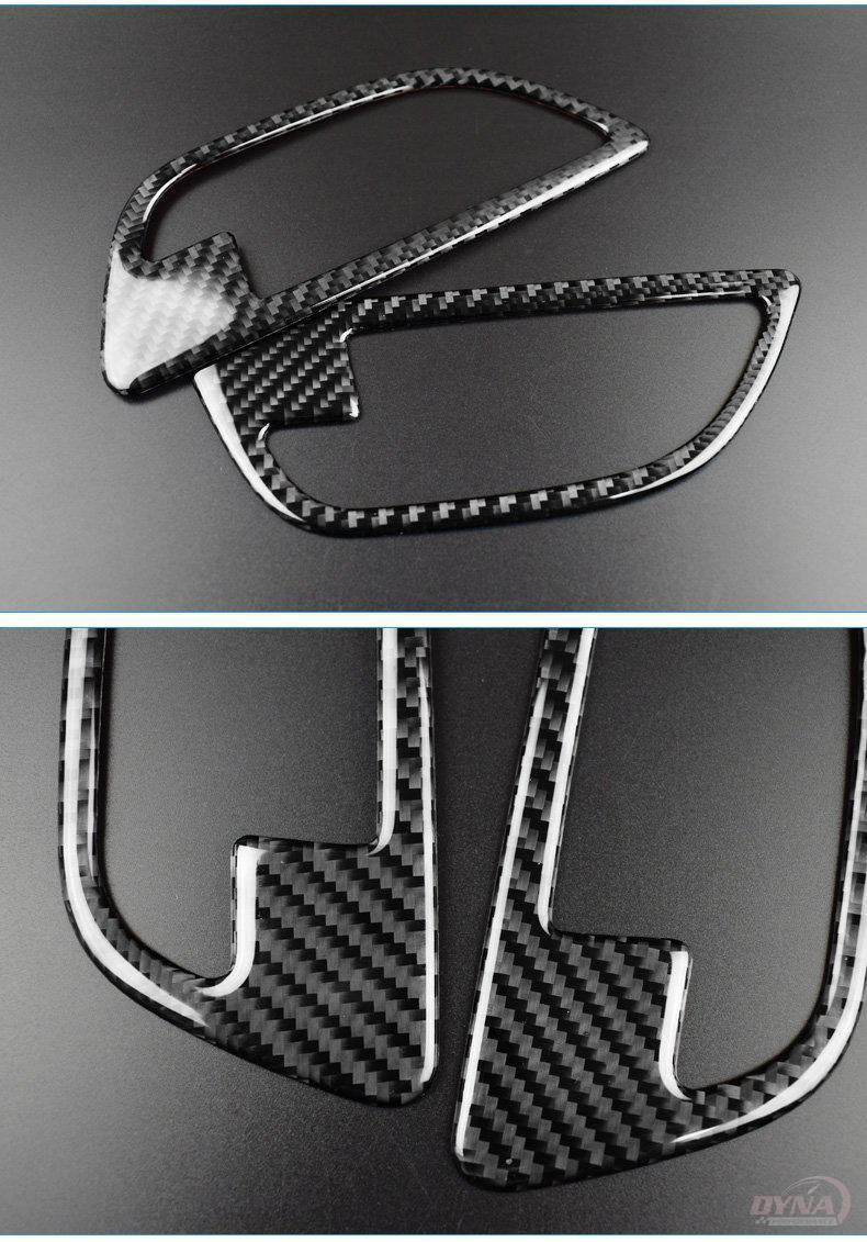 DYNACARBON™️ CARBON FIBER DOOR HANDLE TRIM FOR BMW F10 5 SERIES