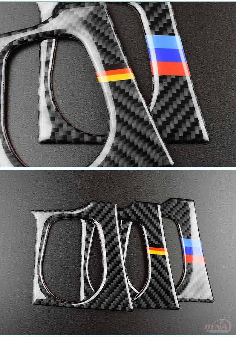 DynaCarbon™️ Carbon Fiber Start/Stop Engine Button Frame Trim Overlay for BMW F30 F32 320i F34 GT 3 Series 4 Series