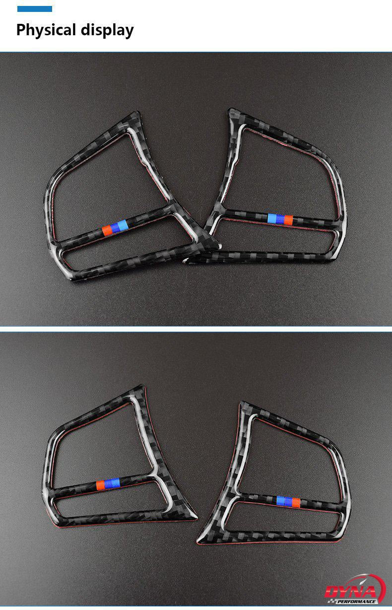DynaCarbon™️ Carbon Fiber Steering Wheel Trim Overlay for BMW F20 F21 F30 F34 F32
