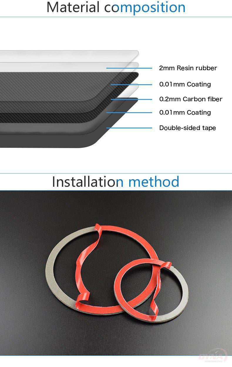 DynaCarbon™️ Carbon Fiber Audio Speaker Trim Overlay for BMW X3 F25 X4 F26 F07 5GT