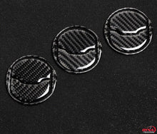 DynaCarbon™️ Carbon Fiber Mid Air Vent Outlet Trim Overlay for Ford Mustang 2015-2023