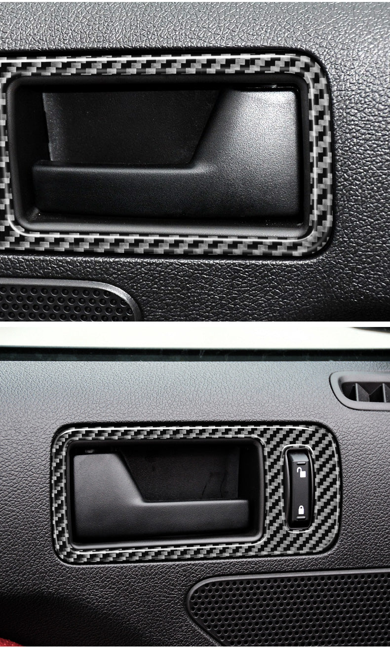 DynaCarbon™ 2 PCS Door Handle Trim For Ford Mustang 2010-2014