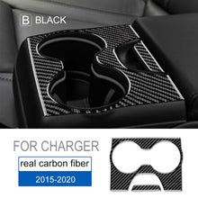 DynaCarbon™️ Carbon Fiber Rear Center Armrest Trim for Dodge Charger 2015-2022