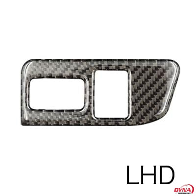 DynaCarbon™️ Carbon Fiber Trunk Control Trim Overlay for Subaru BRZ 2013-2016
