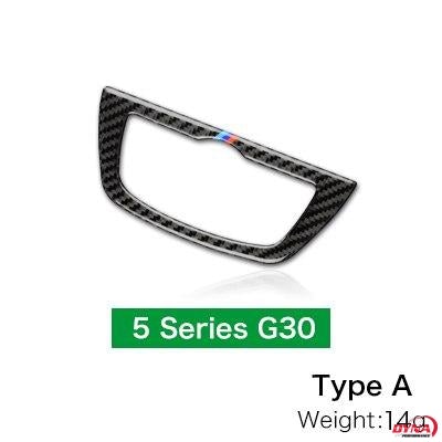 DynaCarbon™️ Carbon Fiber Headlight Switch Trim for BMW 5 Series G30 528i 530i 540i