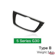 DynaCarbon™️ Carbon Fiber Headlight Switch Trim for BMW 5 Series G30 528i 530i 540i