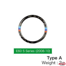DynaCarbon™️ Carbon Fiber Car Ignition Ring Trim Overlay for BMW E60 2008-2010 5 Series
