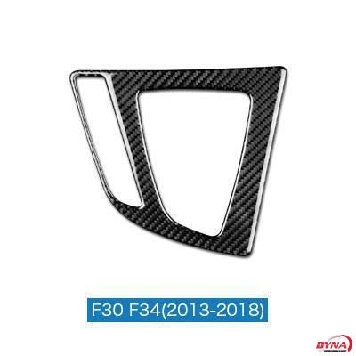 DynaCarbon™️ LHD Gearshift Panel Trim Overlay for BMW F30 F32 F34 3 Series